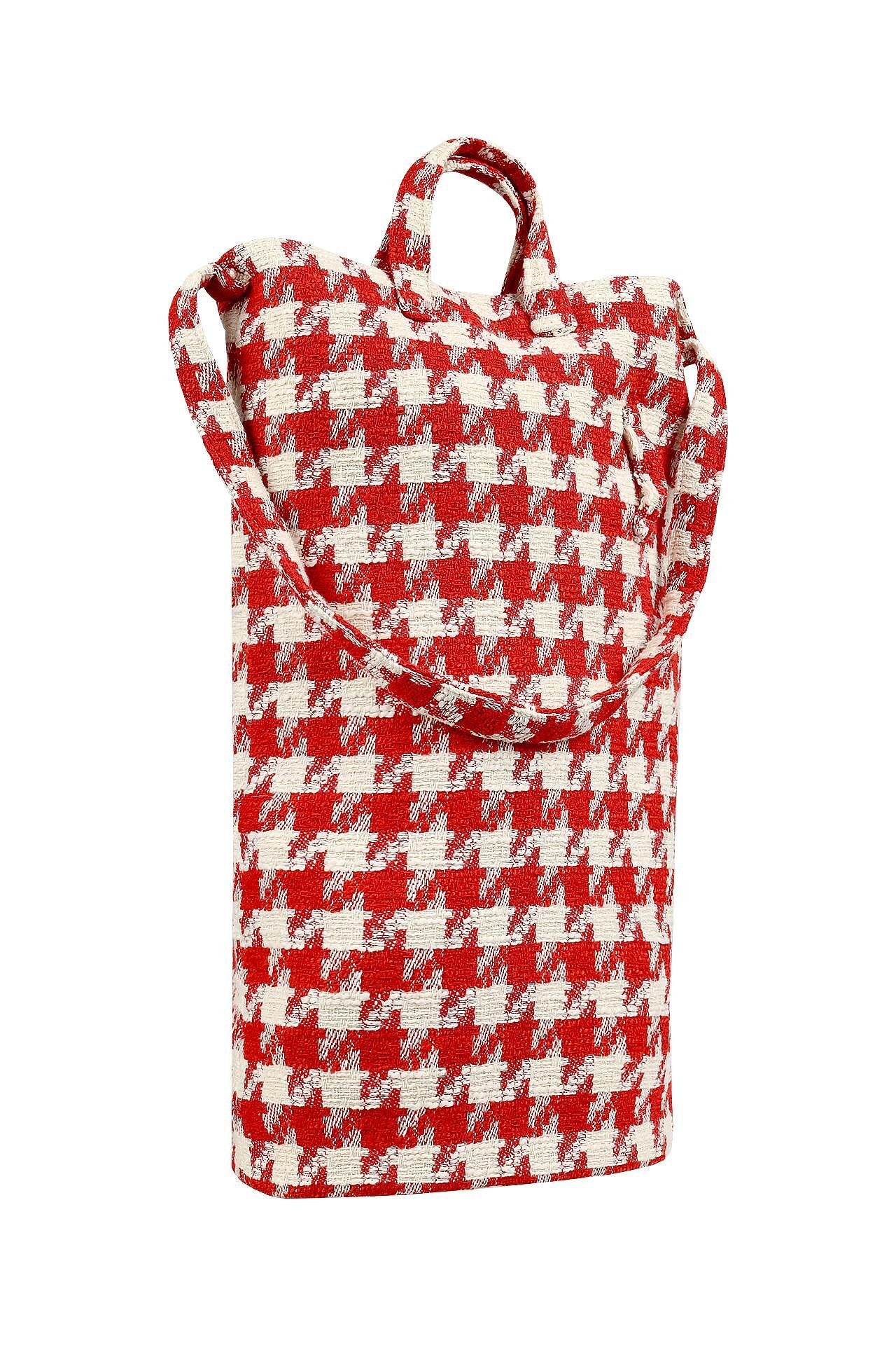 HOUNDSTOOTH TWEED BAG