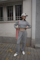 HOUNDSTOOTH TWEED BAG